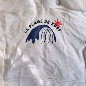 Zara toddler terry cloth top